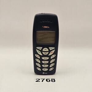 NOKIA CELL PHONE 1260 NKW-1 BLUE AT&T NOT WORKING